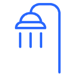 icon of water coming out of shower head